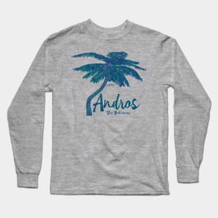 Andros, The Bahamas Palm Tree Long Sleeve T-Shirt